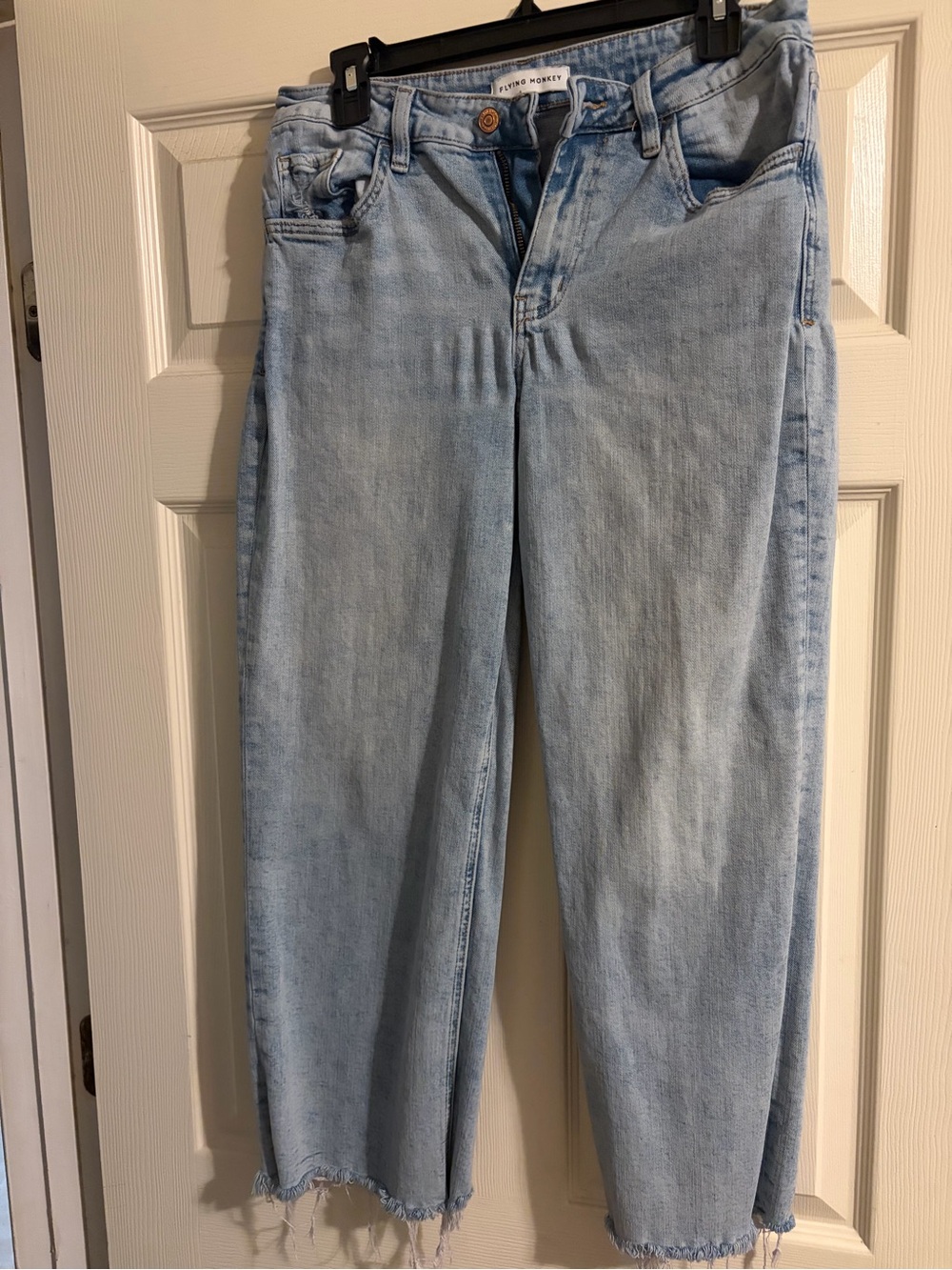 Flying Monkey Light Blue Wide Leg Jeans